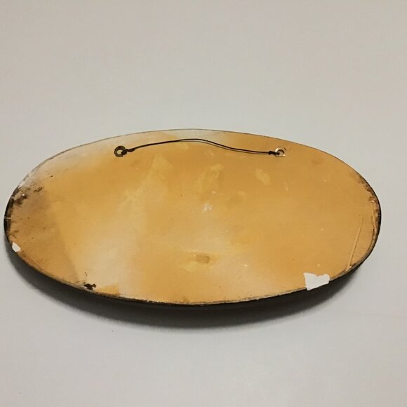 Vtg 1970s Chalkware Give Thanks Unto the Lord Cornucopia Wall Plaque 15" 3D - Picture 6 of 6